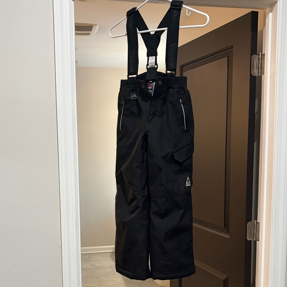 Gerry Weber boys Black Pants with Suspenders